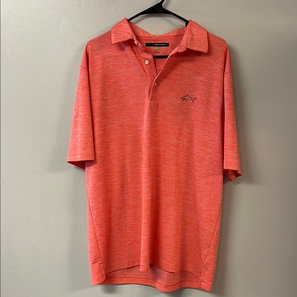 Greg Norman Collection Coral Polo Shirt Relaxed Fit - Picture 1 of 5
